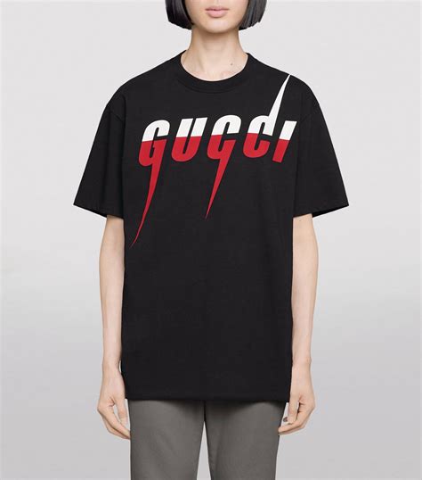 gucci blade t-shirt black|gucci blade print t shirt.